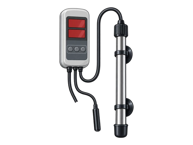 hygger Titanium Heater 500 W with External Controller