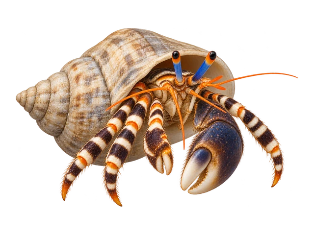 Zebra Hermit Crab