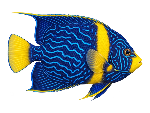Scribbled Angelfish
