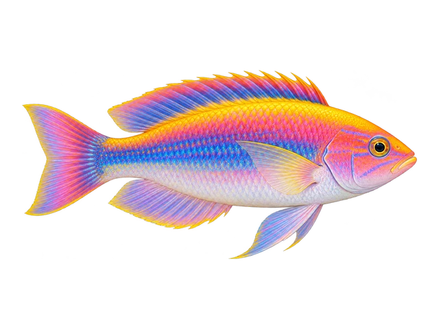 Lubbock's Fairy Wrasse
