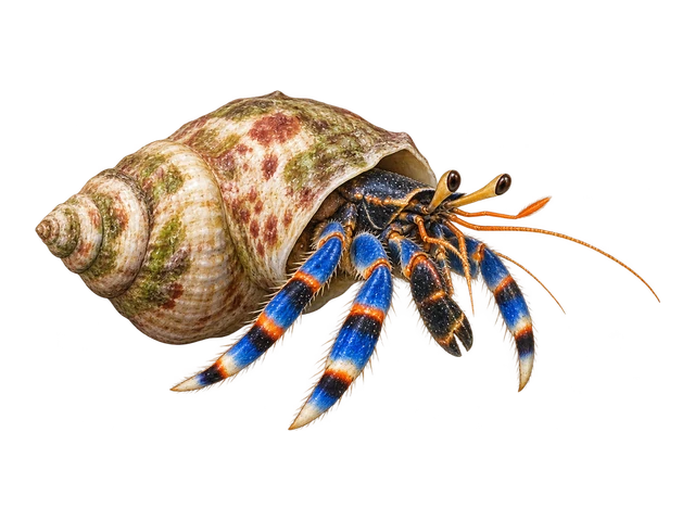Blue Leg Hermit Crab