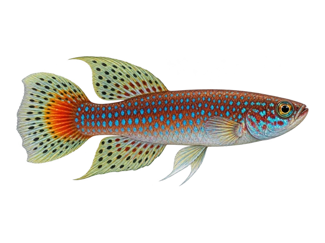 Blue Gularis Killifish