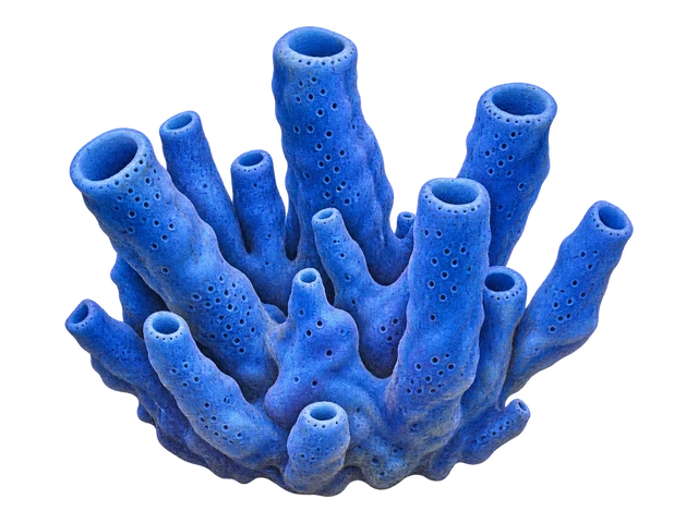 Blue Photosynthetic Sponge