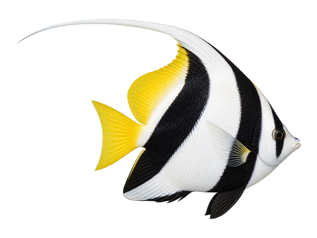Schooling Bannerfish