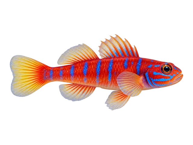 Flame Scallop Goby