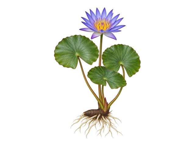 Blue Water Lily