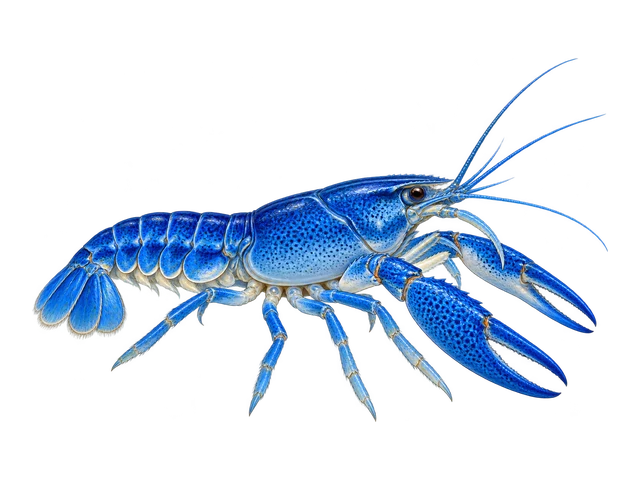 Electric Blue Crayfish